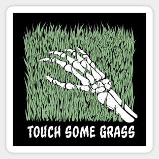 Touch Some Grass Sticker